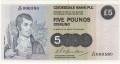 Clydesdale Bank Plc 1 And 5 Pounds 5 Pounds, 29. 3.1982